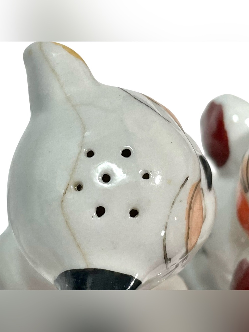 Vintage 1940s Bonzo The Dog I'm Salt & I'm Pepper Ceramic Shakers Made in Japan - Picture 7 of 8